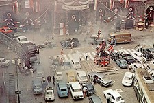 The Italian Job 1969 movie Turin city center comes to a halt 4x6 inch photo picture
