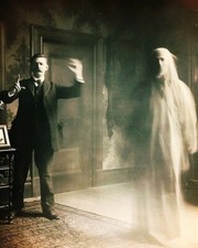 Victorian Ghost Photograph | Seance | Spirit | Halloween Decor | Spooky Photo picture