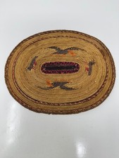 Antique Makah Nootka NW Coast Native American Indian Basketry Woven Mat picture