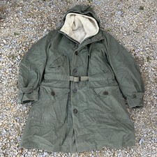 VTG 1950s US Military M-1947 M47 Parka Alpaca Pile Liner Medium Distressed picture