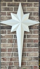 Vintage Huge XXL Sized Nativity Star Blow Mold 39” X 24” With  Light cord picture