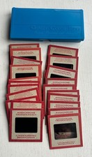 Lot 24 RED BORDER KODACHROME 35mm SLIDES In Case Children Infants Family c1950s picture
