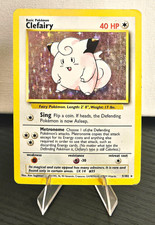 1999 Pokémon Base Unlimited Clefairy 5/102 EN Holo Rare⭐[Original Base Set]⭐LP picture