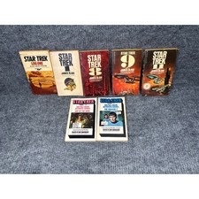 Vintage Star Trek Paperback Book Lot James Blish Fotonovels Log One Sci-Fi 7pc picture