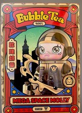 POP MART MEGA Space Molly 400% Bubble Tea Figure Boxed Original Unopened  picture