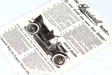 1909 Speedwell Automobile The Speedwell Motor Car Co Antique 10x15 Advertisement picture