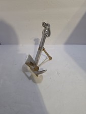 Vintage Solid Brass Anchor Paperweight Card Holder Nautical Decor picture