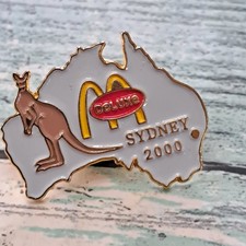 McDonald's Associate Employee Pin - Sydney  Golden Arches Deluxe Kangaroo 2000 picture