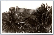 K42/ Acapulco Mexico RPPC Postcard Foreign c40s Hotel Casa Blanca 164 picture