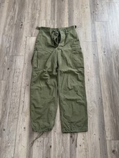 Vietnam War US 1963 1st Pattern Jungle Pants OG-107 Small Regular RARE picture
