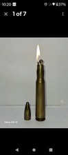 Vintage Bullet Lighter 1938 Pre WWII .50 Machine Gun Trench Art FA38 Headstamp picture