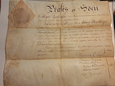 1762 Yale College Diploma Amos Northrop Signed by Yale President Thomas Clap +5 picture
