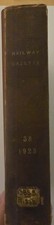 1923 RAILWAY GAZETTE vol 38 Bound Periodical Nicely Illustrated picture