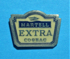 MARTELL EXTRA COGNAC LOGO - ALCOHOL - VINTAGE ADVERTISING LAPEL PIN - HAT PIN picture