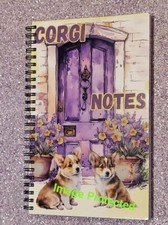 Pembroke Welsh Corgi Puppy Dog Blank Notebook Journal Planner Book Diary New  picture