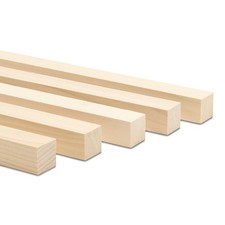 Woodpeckers 1-inch x 48 Square Dowel Rod Pack of 25 Hobby Wood Sticks picture