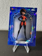 2024 Topps Chrome Disney #96 Elastigirl The Incredibles Pixar Blue Refractor  picture