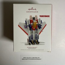 Hallmark Keepsake Ornament 2018 Transformers Starscream G1 New in Box picture