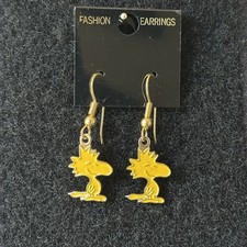 Vintage Woodstock Dangle Earrings, Peanuts, Aviva picture
