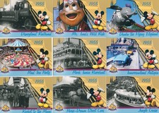 2004 Disneyland 50th Anniversary Complete 65 Card Base Set DL1-DL50, DL101-DL115 picture