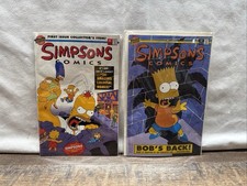 The Simpsons Comics: First Issue #1 & Bart #2 (Bongo 1993) Collectors Edition picture