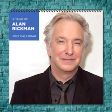 Alan Rickman 2027 Wall Calendar 12 Month Celebrity Photo Fan Collectible picture