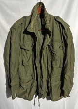 Vtg 70’s US Military Seabees Sz L Alpha Industries Cold Weather Field Jacket picture