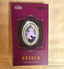 Agoro Disney Villains Ursula 2023 1 oz Silver Collectible Coin picture