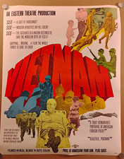 Vintage 1968 Vietnam Anti War Protest Movie Poster Eastern Theater Productions picture