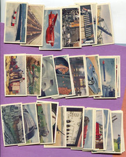 1936 GODFREY PHILLIPS LTD. THIS MECHANIZED AGE 50 DIFFERENT TOBACCO CARD SET picture