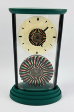 VTG Lyon Design Kinetic Motion Clock Postmodern Memphis Style Op Art Optical 80s picture