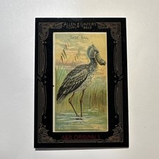 2012 Allen & Ginter Framed Original Birds Of The Tropics Shoe-Bill #1/1 picture