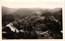 La Belle Vallee de la Sioule France RPPC Scenic River Valley Postcard picture
