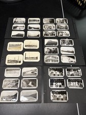 Vintage Photo Album Page Lot Of 46 Black/White Family Mixed Men Women Travel picture