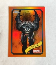 Venom 2025 Topps Chrome Marvel Comics True Orange Refractor /25 #149 SSP picture