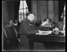 Photo:Frances Perkins 1936 Washington DC Government Meeting Portrait picture