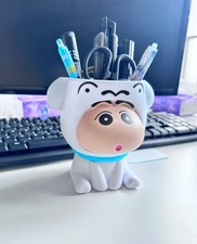 Crayon Shin Chan Pencil Case Cartoon Cute Pencil Box Pen Holder Desk Organizer S picture