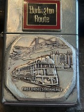 Zippo Lighter Burlington Route Zephyr Train picture