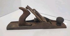 Vintage Stanley Bailey No.5 1/2 Corrugated Bottom Wood Plane 1902 Rusty  picture