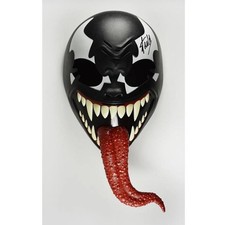 Stan Lee autographed Marvel  Spider-man/Venom/Avengers  mask. certified by psa picture