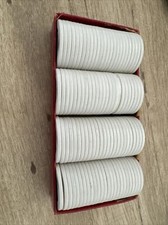 Vintage Interlocking Poker Chips. Pattberg Novelty Company All White picture