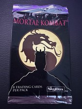 1995 Skybox Mortal Kombat Factory Sealed Trading Card Pack New Sealed picture