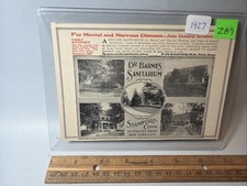 Atq 1927 Dr Barnes Sanitarium Insane Asylum Stamford Connecticut NYC Picture AD picture