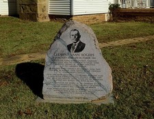 Photo:Oologah Oklahoma 2020 Clement Vann Rogers Birth Home Stone Memorial picture