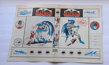 RARE 1966 BATMAN & ROBIN SCHOOL BOOK COVER - MINT CONDITION picture