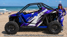2022-2024 Polaris RZR Pro R OAGFX Graphics Kit D35-1 Blue picture