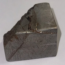 100% Natural Aletai Iron Meteorite 741 Grams End Cut Perfect Etched Fusion Crust picture