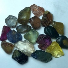 29CT Natural Sapphire Multi Colours Lot Eye Clean Facet Grade Jewellery size💎 picture