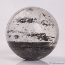 50g33mm Natural Garden/Phantom/Ghost/Lodolite Quartz Crystal Sphere Healing Ball picture