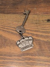 Vintage Hotel Del Coronado Original Key Room 374 Coronado, California Authentic  picture